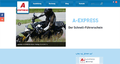 Desktop Screenshot of a-express.at